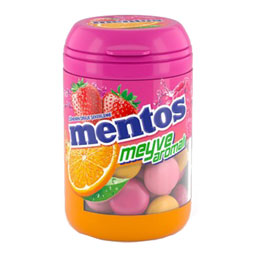 آبنبات جویدنی با طعم میکس میوه وزن 100 گرمی منتوس