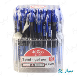 خودکار آبی ژله ای 50 عددی ریکو