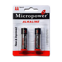 باطری قلمی آلکالین 22 عددی میکرو پاور