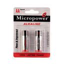 باتری نیم قلمی آلکالاین 1/5 ولتی 2 عددی میکروپاور