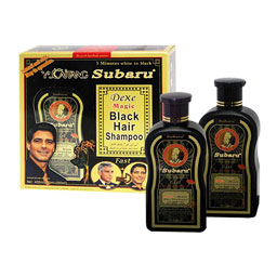 شامپو دوقلو رنگ مو مشکی 400 میلی لیتری سوبارو