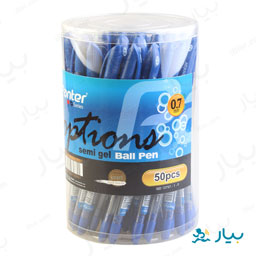 خودکار آبی نیمه ژل 50 عددی پنتر