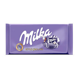 شکلات تابلت شیری 80 گرمی میلکا