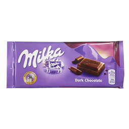 شکلات تلخ با شیر آلپ 100 گرمی میلکا