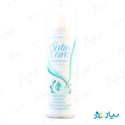 ژل پیش از اصلاح فاقد مواد رنگی و معطر برای پوست حساس 200میلی لیتری ساتین کر