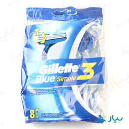 خودتراش Blue 3 simple ژیلت (8 عددی)