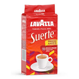 قهوه مدل suerte قرمز 250 گرمی لاوازا