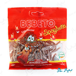 پاستیل اسپاگتی کولا 80 گرمی ببتو