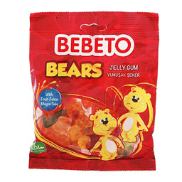 پاستیل ژله ای ببتو مدل خرسی 120 گرمی