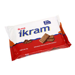 بیسکوییت ایکرام شکلاتی 252 گرمی اولکر