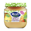 پوره میوه آناناس گلابی هلو 125 گرمی هیرو
