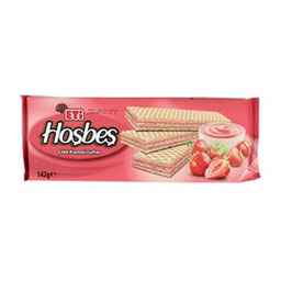 ویفر توت فرنگی هوشبش 142 اتی