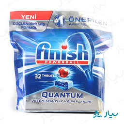 قرص کوآنتوم مخصوص ماشین ظرفشویی 32 عددی فینیش
