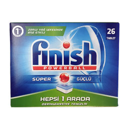 قرص ماشین ظرفشویی مدل HEPSI 1 ARADA بسته 26 عددی فینیش