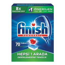 قرص ماشین ظرفشویی هپسی 70عددی فینیش