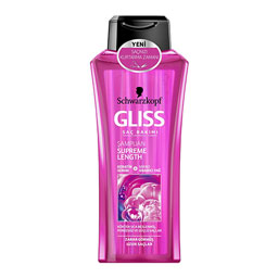 شامپو تقویت کننده موی سر مدل Supreme Length حجم 525 میلی لیتری گلیس