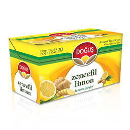 چای لاغری لیمو و زنجبیل 20 عددی دوغوش