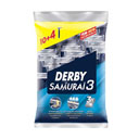 تیغ خودتراش سامورایی 3 تعداد 14 عددی دربی