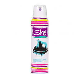 اسپری زنانه مدل New York حجم 150 میلی لیتری شی