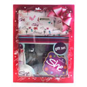 بسته هدیه سه تکه ای سکرت(ادوتوالت 100 میل+ بادی میست 150 میل+ کیف آرایشی) شی