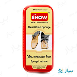 واکس اسفنجی براق کننده فوری چرم بی رنگ بزرگ شو