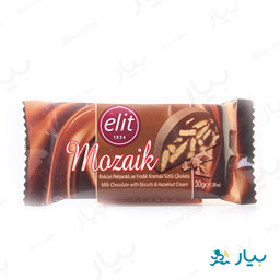 شکلات شیری با مغز پرالین 30 گرمی الیت