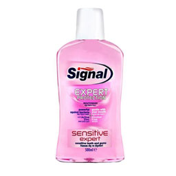 دهانشویه سنستیو اکسپرت 500 میلی لیتری سیگنال