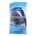 تیغ دولبه پاکتی بدون صابون 5 عددی دورکو