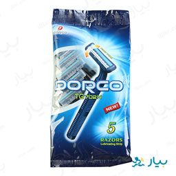 تیغ 2 لبه 5 عددی لوکس مردانه دورکو