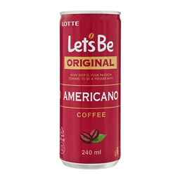 قهوه آمریکانو 240 میلی لیتری لتس بی