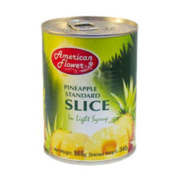کنسرو آناناس 565 گرمی آمریکن فلاور