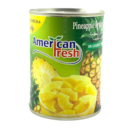 کمپوت آناناس امریکن فرش وزن 227 گرم