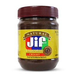 کره بادم زمینی شکلاتی 454 گرمی جیف