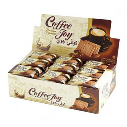 پک 18 عددی بسته ای بیسکویت قهوه کافی جوی