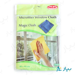 دستمال شیشه و آیینه میکروفیبر رزی