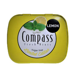 خوشبو کننده دهان لیمو و نعناع 14 گرمی کامپس