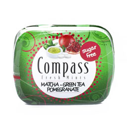 خوشبو کننده دهان چای سبز و انار 14 گرمی کامپس