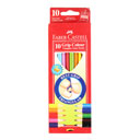 مداد رنگی 10 رنگ فابر کاستل