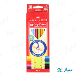 مداد رنگی 10 رنگ فابر کاستل