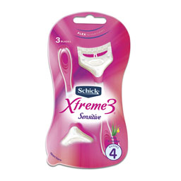 تیغ اکستریم 3 لبه زنانه 4 عددی شیک