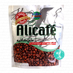 کافی میکس 4 در 1 نقره ای علی کافه بدون شکر