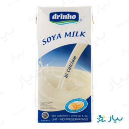 سویا شیر های کلسیم 1 لیتری Drinho