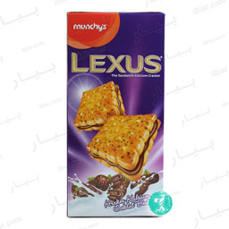کراکر کرم دار با کاکائو مانچیز 150 گرمی لکسوس