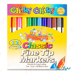 ماژیک 12 رنگ چیکی چیکی