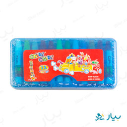 مداد شمعی 12 رنگ چیکی چیکی