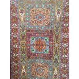 قالیچه عشایری خراسان، سایز 1 در 1/60 ، تمام پشم گل ابریشم