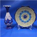 گلدون مینا نفیس 20 سانتی