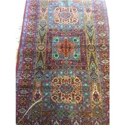 قالیچه عشایری، چله پشم، بافت تربت حیدریه( سرویس و شور نشده) سایز 1/1در 1/6