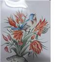 میناکاری گل و مرغ میناکاری نیکنامی