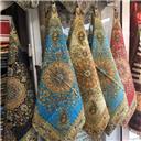 ترمه افشاری ابریشم طرح و رنگ بندی جدید